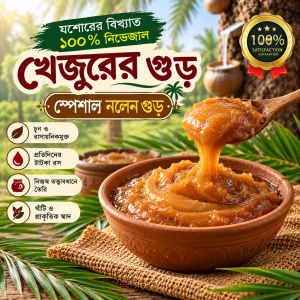 নির্ভেজাল খেজুরের গুড় – স্পেশাল নলেন গুড়